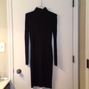 🎉HP🎉Moda International silk cashmere black dress
